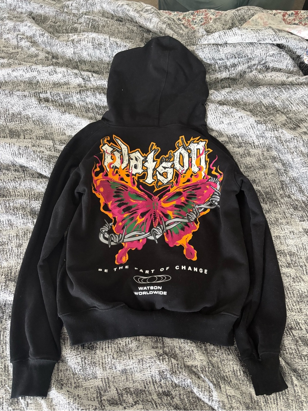 Watson Worldwide Rebel Born Hoodie Men’s Size XS